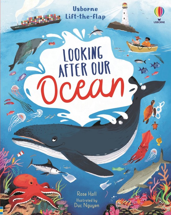 Lift-the-flap Looking After Our Ocean Usborne Publishing