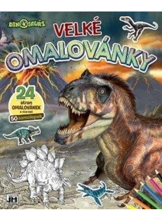 Dinosauři - Velké omalovánky JIRI MODELS a. s.