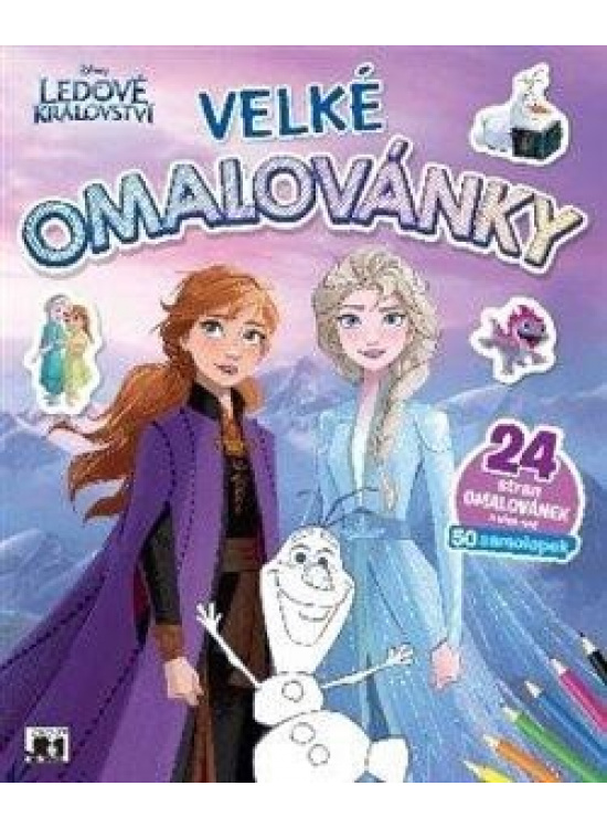 Ledové království - Velké omalovánky JIRI MODELS a. s.