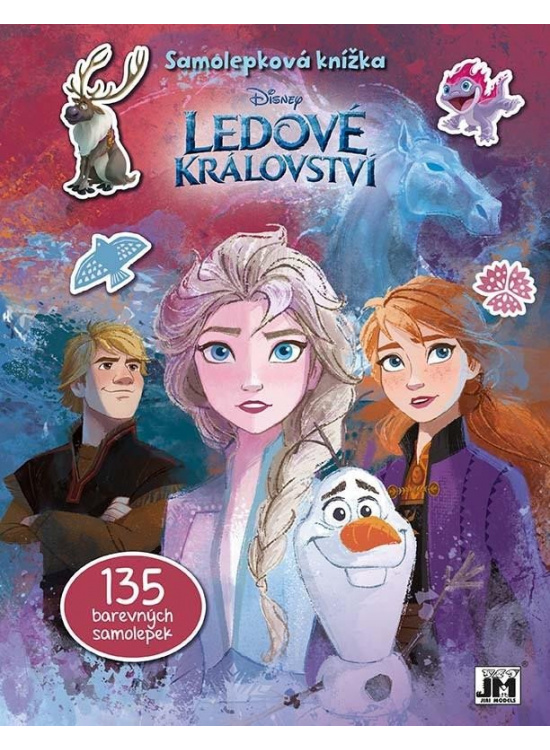 Ledové království 2 - Samolepková knížka JIRI MODELS a. s.