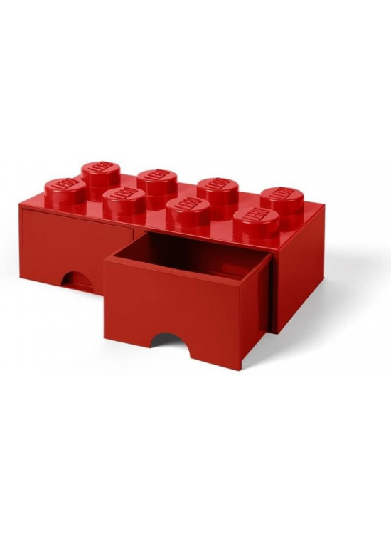 Úložný box LEGO s šuplíky 8 - červený SmartLife s.r.o.