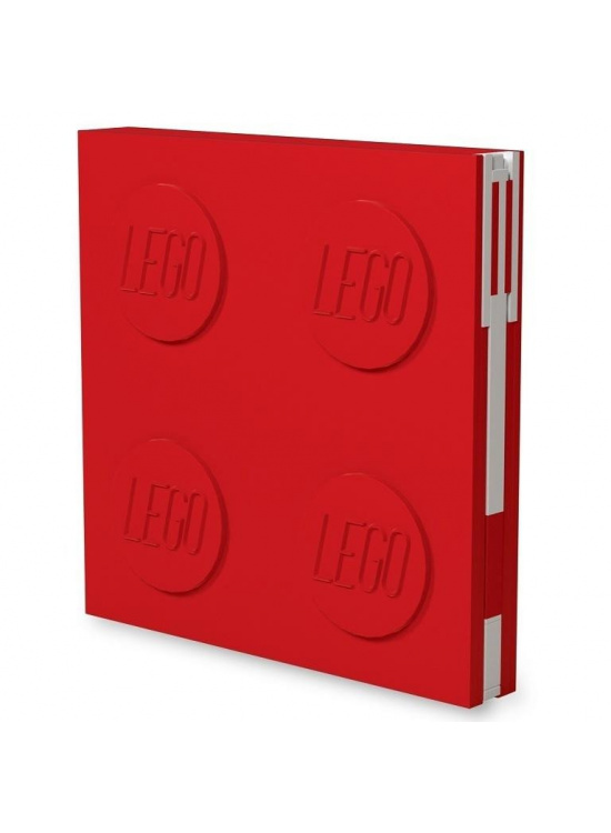 LEGO Zápisník s gelovým perem jako klipem - červený SmartLife s.r.o.