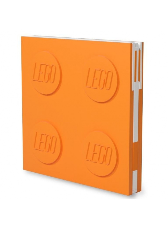 LEGO Zápisník s gelovým perem jako klipem - oranžový SmartLife s.r.o.