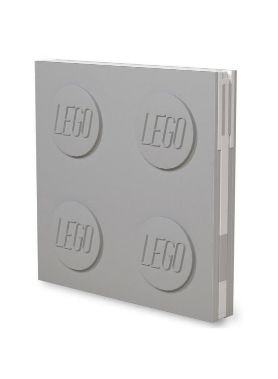 LEGO Zápisník s gelovým perem jako klipem - šedý SmartLife s.r.o.