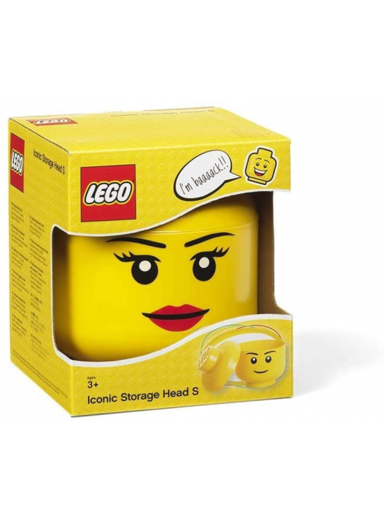 Úložný box LEGO hlava (mini) - dívka SmartLife s.r.o.