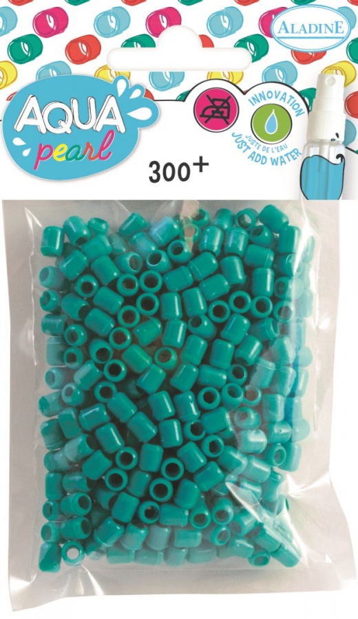 Aqua pearl, balení 300ks, Tmavě zelená Aladine