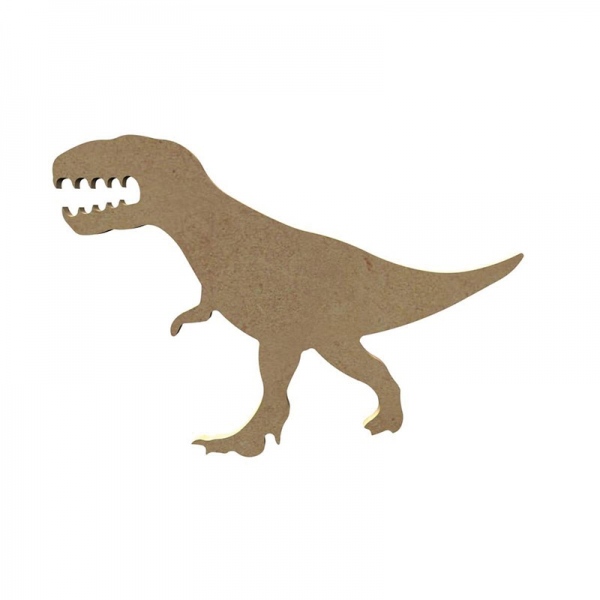 Dřevěný výřez k dekoraci Gomille, 17 x 12 cm – dinosaurus T-Rex Aladine