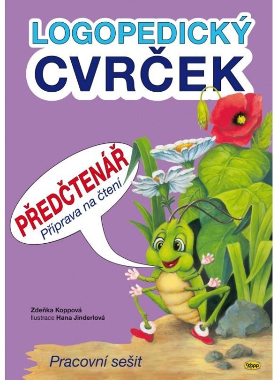 Logopedický Cvrček - Předčtenář KOPP nakladatelství