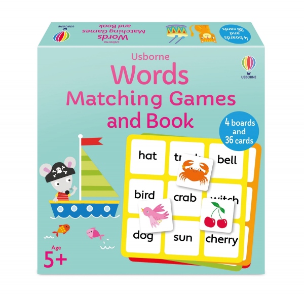 Words Matching Games and Book Usborne Publishing