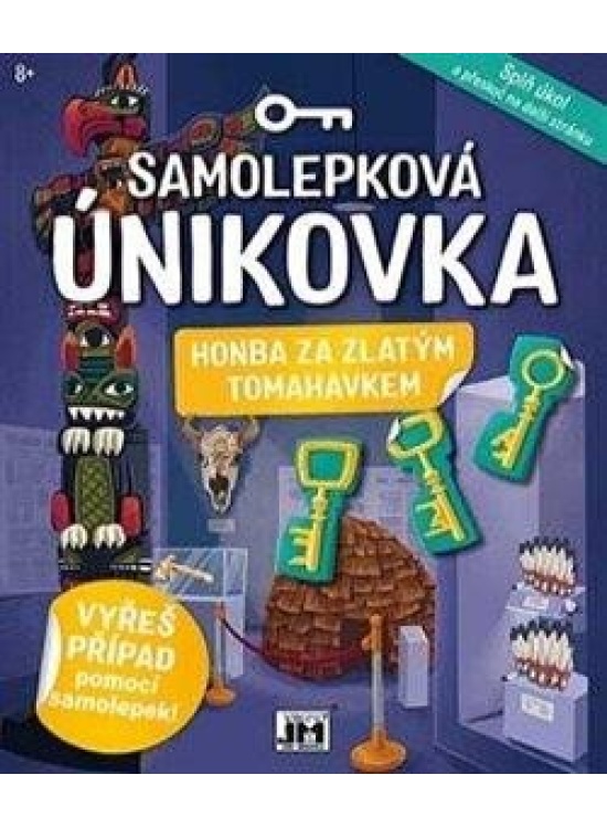 Samolepková únikovka Honba za zlatým tomahavkem JIRI MODELS a. s.