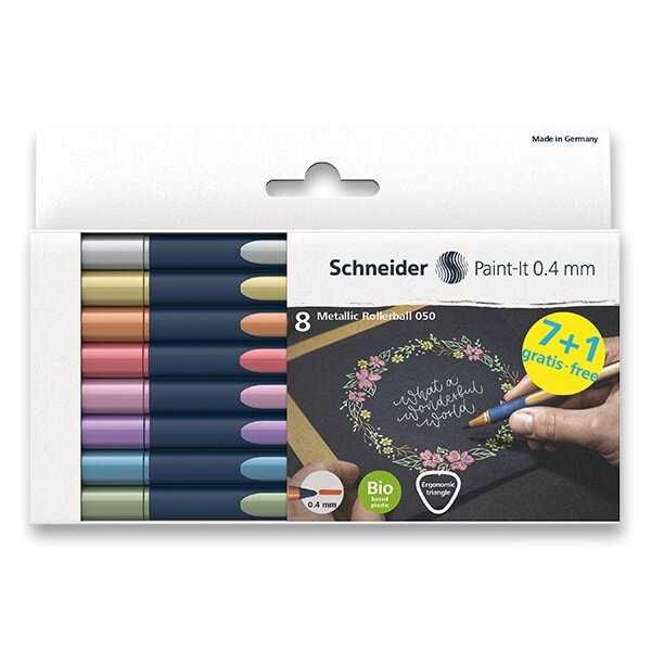 Roller Schneider Paint-it 050 Metallic sada 8 ks Schneider