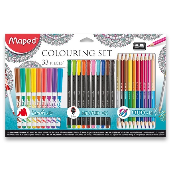 Výtvarná sada Maped Coloring set 33 kusů Maped