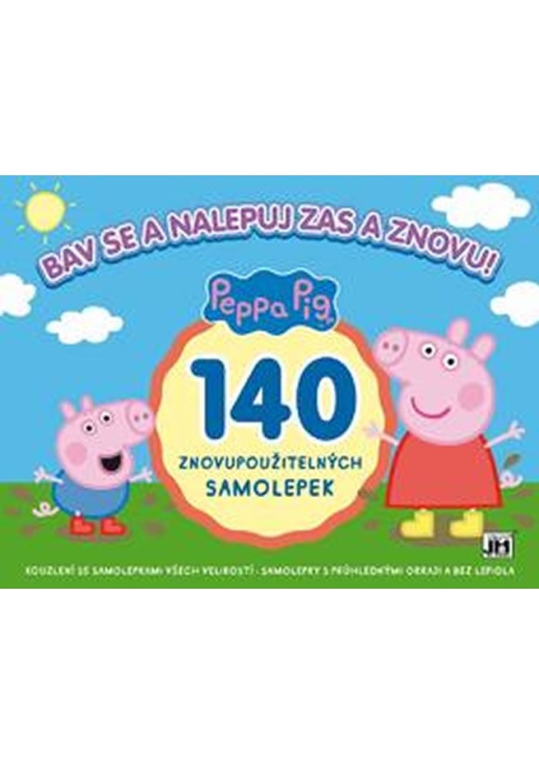 Prasátko Peppa - Bav se a nalepuj zas a znovu! JIRI MODELS a. s.