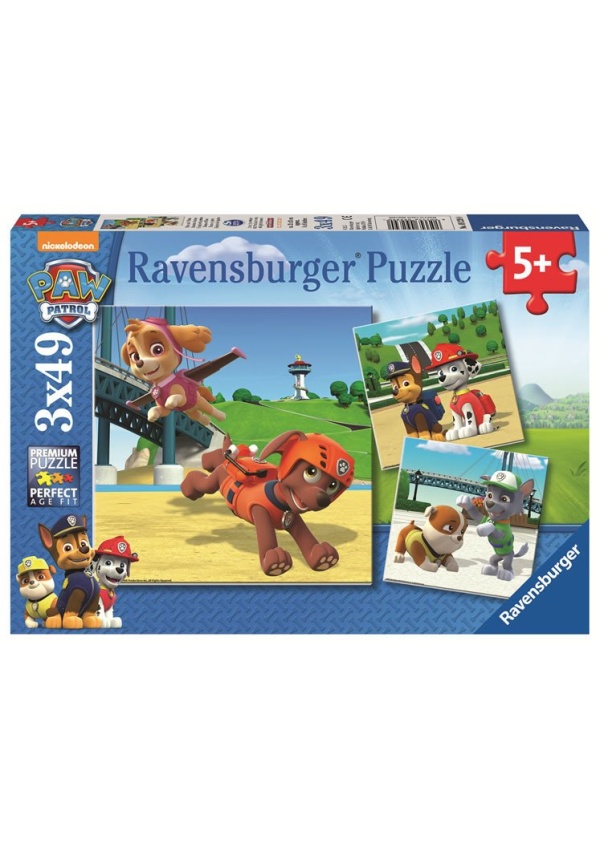 Ravensburger Puzzle Tlapková Patrola - Psí tým/3x49 dílků MPK Toys CZ s.r.o.