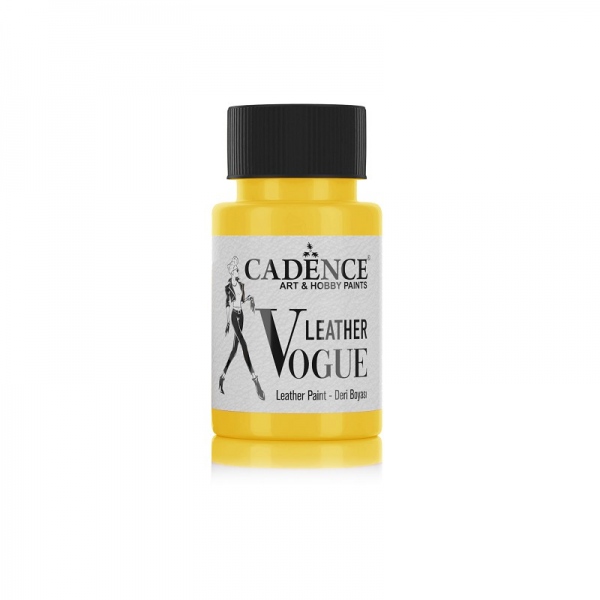 Barva na kůži Leather Vogue, 50 ml - žlutá Aladine