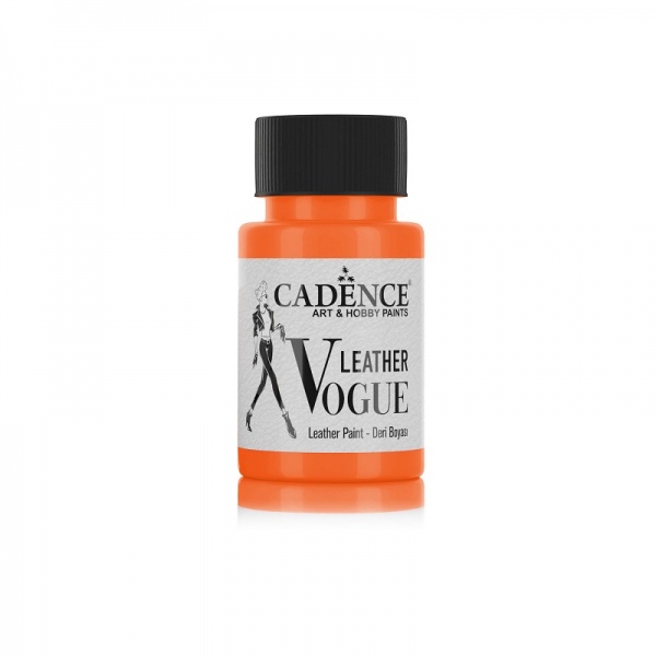 Barva na kůži Leather Vogue, 50 ml - oranžová Aladine