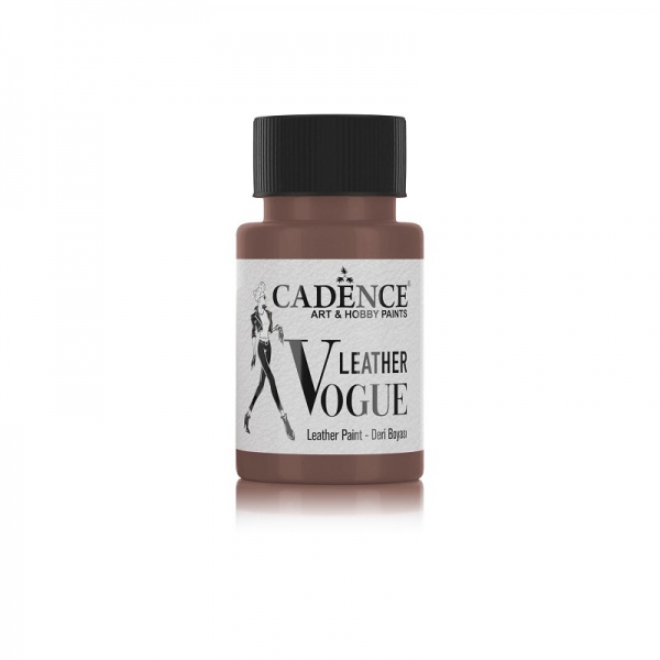 Barva na kůži Leather Vogue, 50 ml - hnědá Aladine