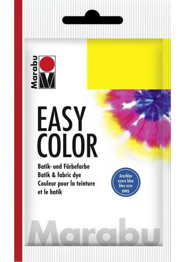 Marabu Easy Color batikovací barva - azurově modrá 25 g Pražská obchodní společnost, spol. s r.o.