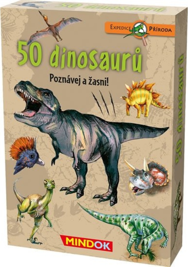 Expedice příroda: 50 dinosaurů MINDOK s.r.o.