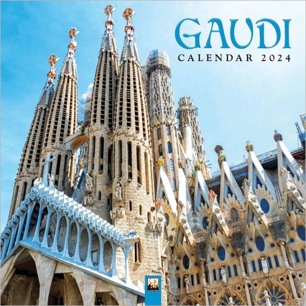 Gaudi Wall Calendar 2024 (Art Calendar) Flame Tree Publishing