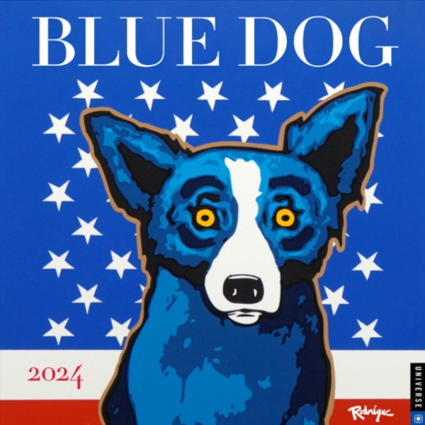 Blue Dog 2024 Wall Calendar Universe Publishing