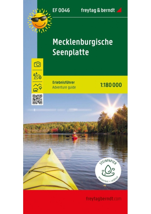 Mecklenburgische Seenplatte, Erlebnisführer 1:180 000 / mapa s průvodcem FREYTAG-BERNDT, spol. s r.o.