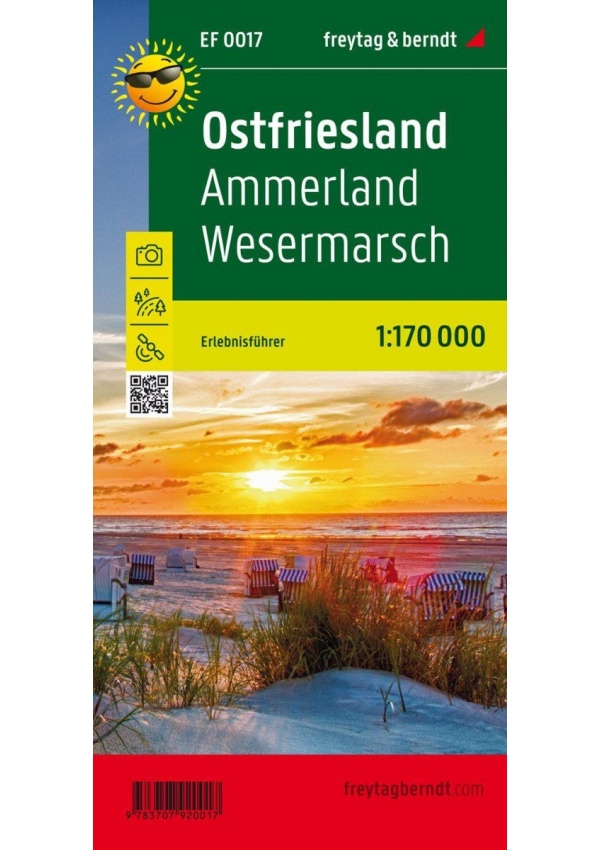 Východní Frísko, Průvodce dobrodružstvím 1:170 000 / turistická a cykloturistická mapa FREYTAG-BERNDT, spol. s r.o.