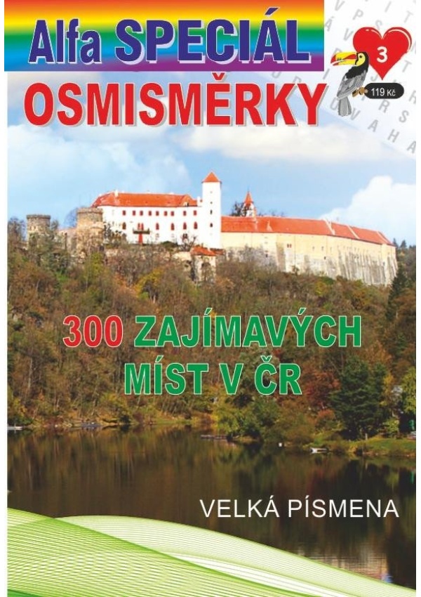 Osmisměrky speciál 3/2023 - 300 zajímavých míst  ČR Alfasoft s.r.o.