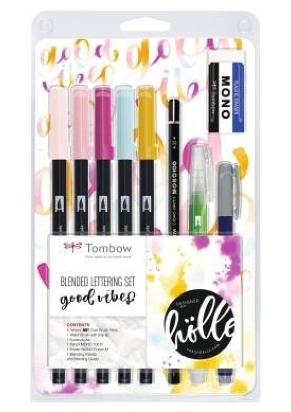 Tombow Sada Blended pro kaligrafy - Good Vibes KALIA paper, s.r.o.