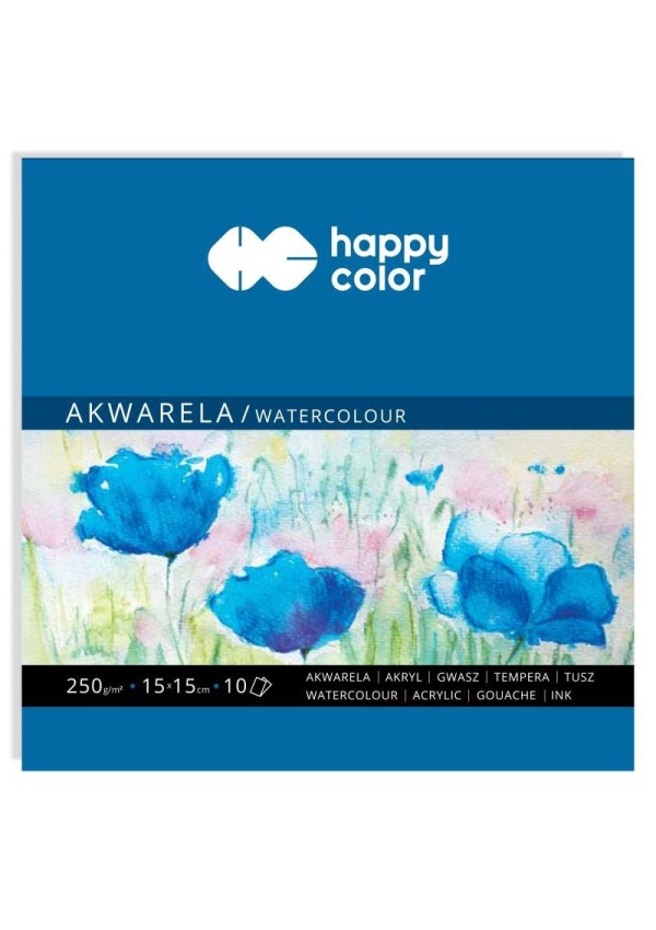 Happy Color Akvarelový blok 15 x 15 cm KALIA paper, s.r.o.