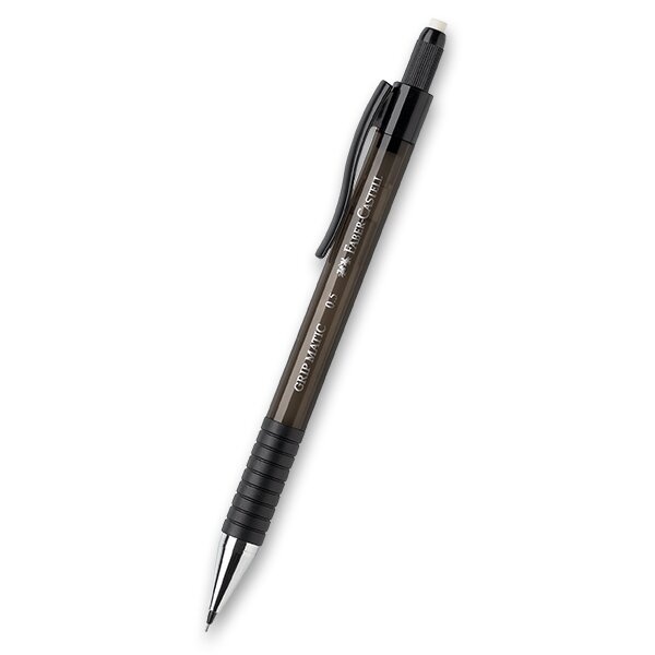 Mechanická tužka Faber-Castell Grip Matic 1375 0,5 mm, výběr barev černá Faber-Castell