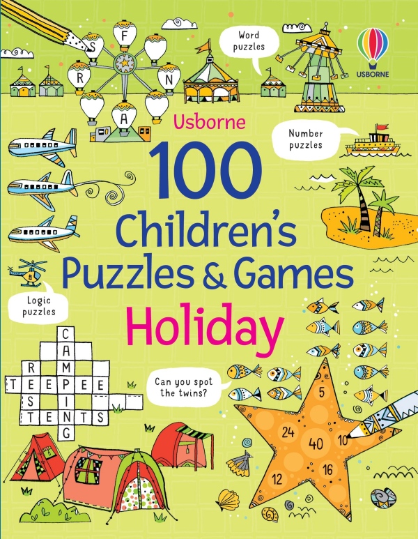 100 Children´s Puzzles and Games: Holiday Usborne Publishing