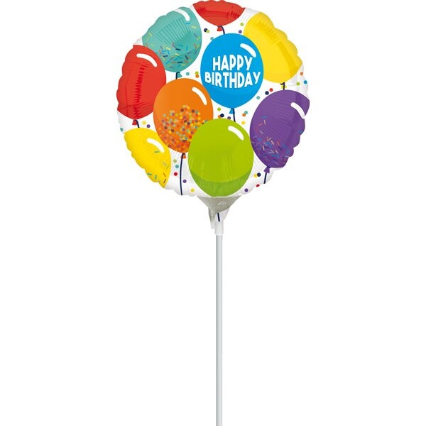 Fóliový párty balónek Birthday Celebration AMSCAN