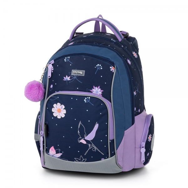 Školní batoh OXY GO Květiny KARTONPP