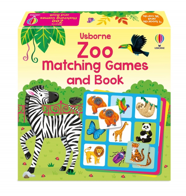 Zoo Matching Games and Book Usborne Publishing