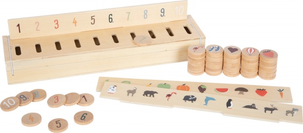 Box na třídění obrázků II. Montessori