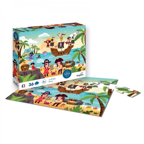 Puzzle - Piráti Montessori