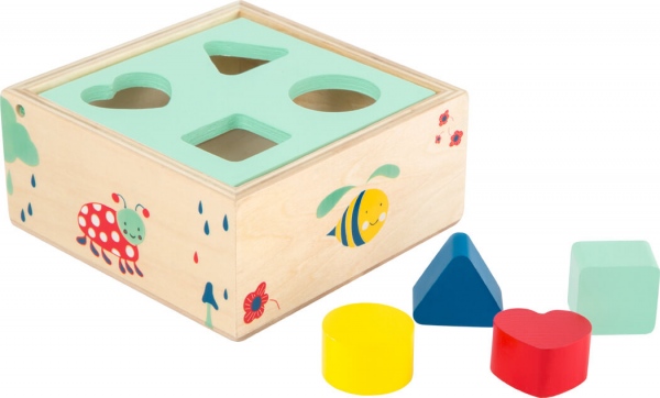 Box na vkládání tvarů Montessori