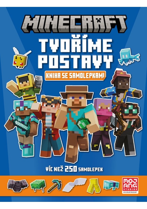 Minecraft - Tvoříme postavy - Knížka se samolepkami EGMONT