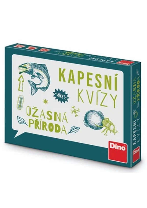 Kapesní kvízy Úžasná příroda - cestovní hra Dino Toys s.r.o.