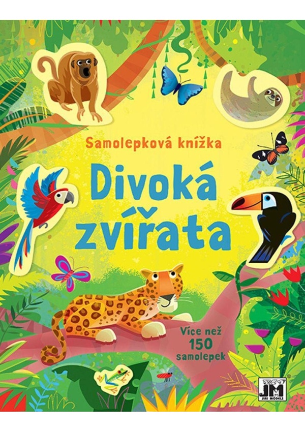 Samolepková knížka Divoká zvířata JIRI MODELS a. s.