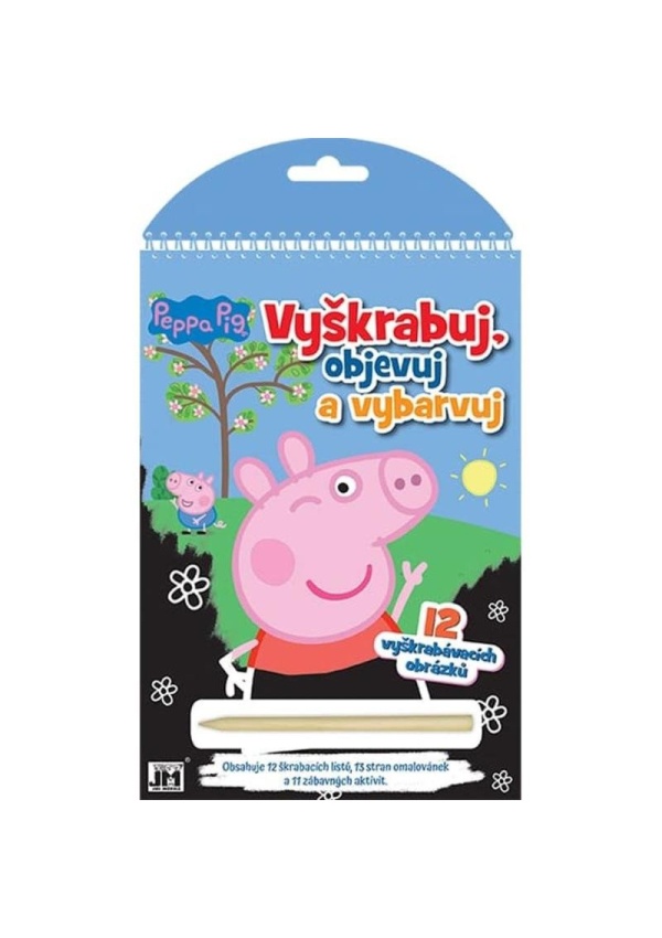 Prasátko Peppa - Vyškrabuj, objevuj, vybarvuj JIRI MODELS a. s.