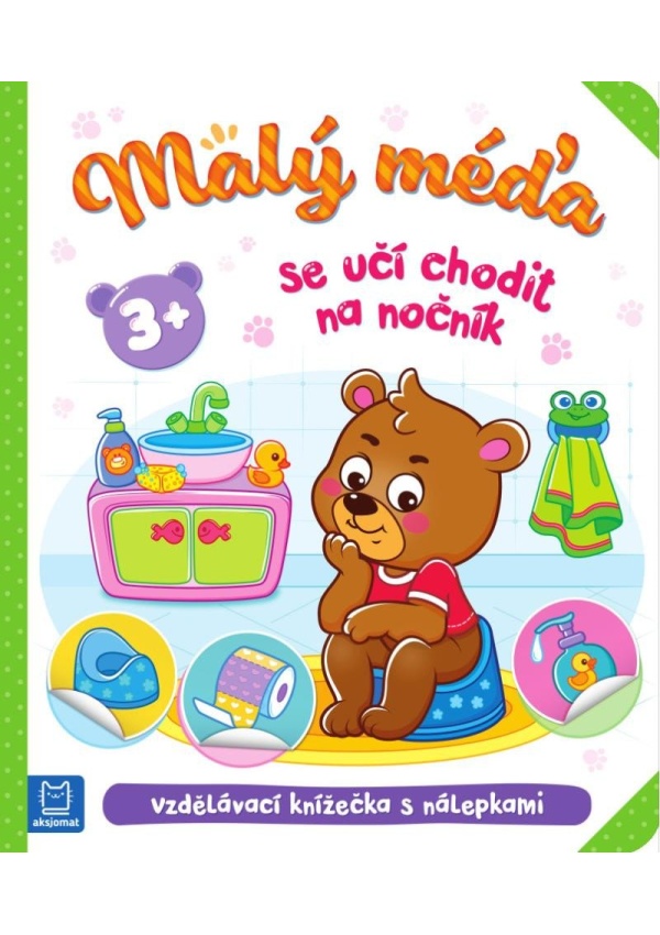 Malý méďa se učí chodit na nočník Aksjomat s.r.o.