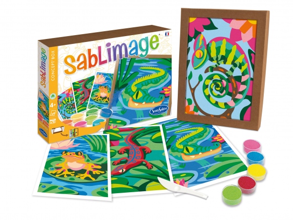 Sablimage - Zvířata pralesa Montessori