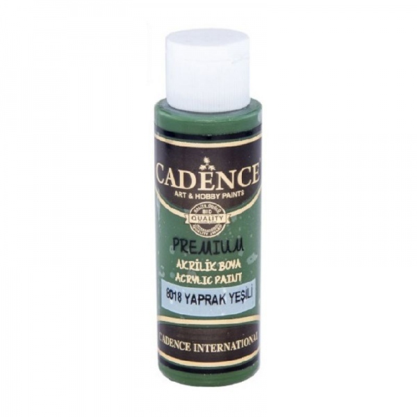 Akrylová barva Cadence Premium, 70 ml - leaf green, zelená listová Aladine