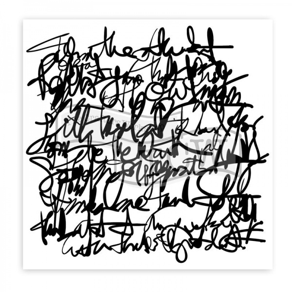 Šablona TCW 12aquot;x12aquot; (30,5x30,5 cm) - Messy Writing Aladine