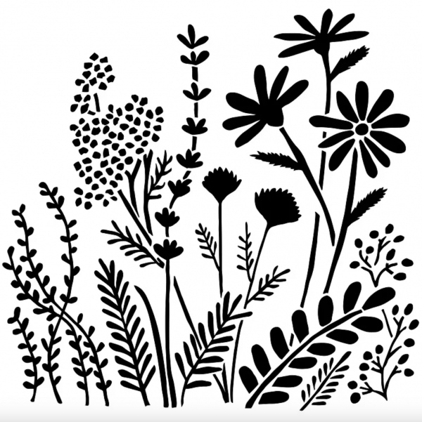 Šablona TCW 6aquot;x6aquot; (15,2x15,2 cm) - Summer Meadow Aladine