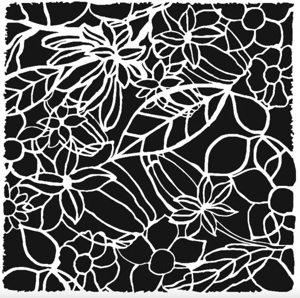 Šablona TCW 6aquot;x6aquot; (15,2x15,2 cm) - Framed Garden Aladine