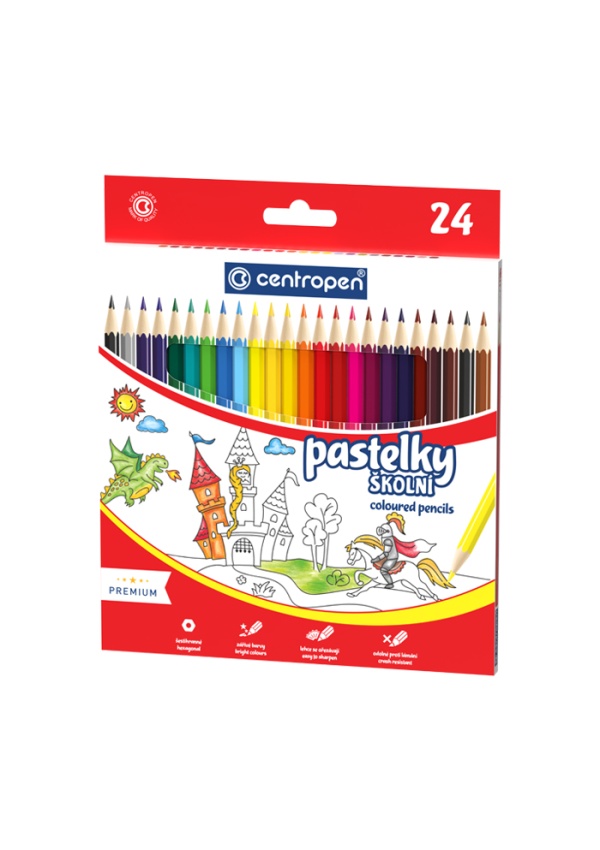 Pastelky CENTROPEN 9520 24 barev CENTROPEN, a.s.