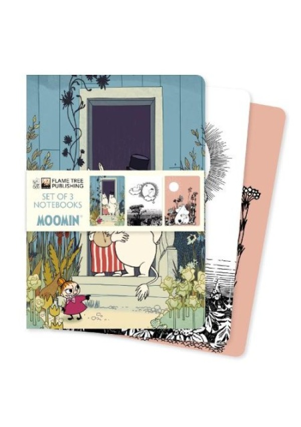 Moomin Set of 3 Standard Notebooks Flame Tree Publishing